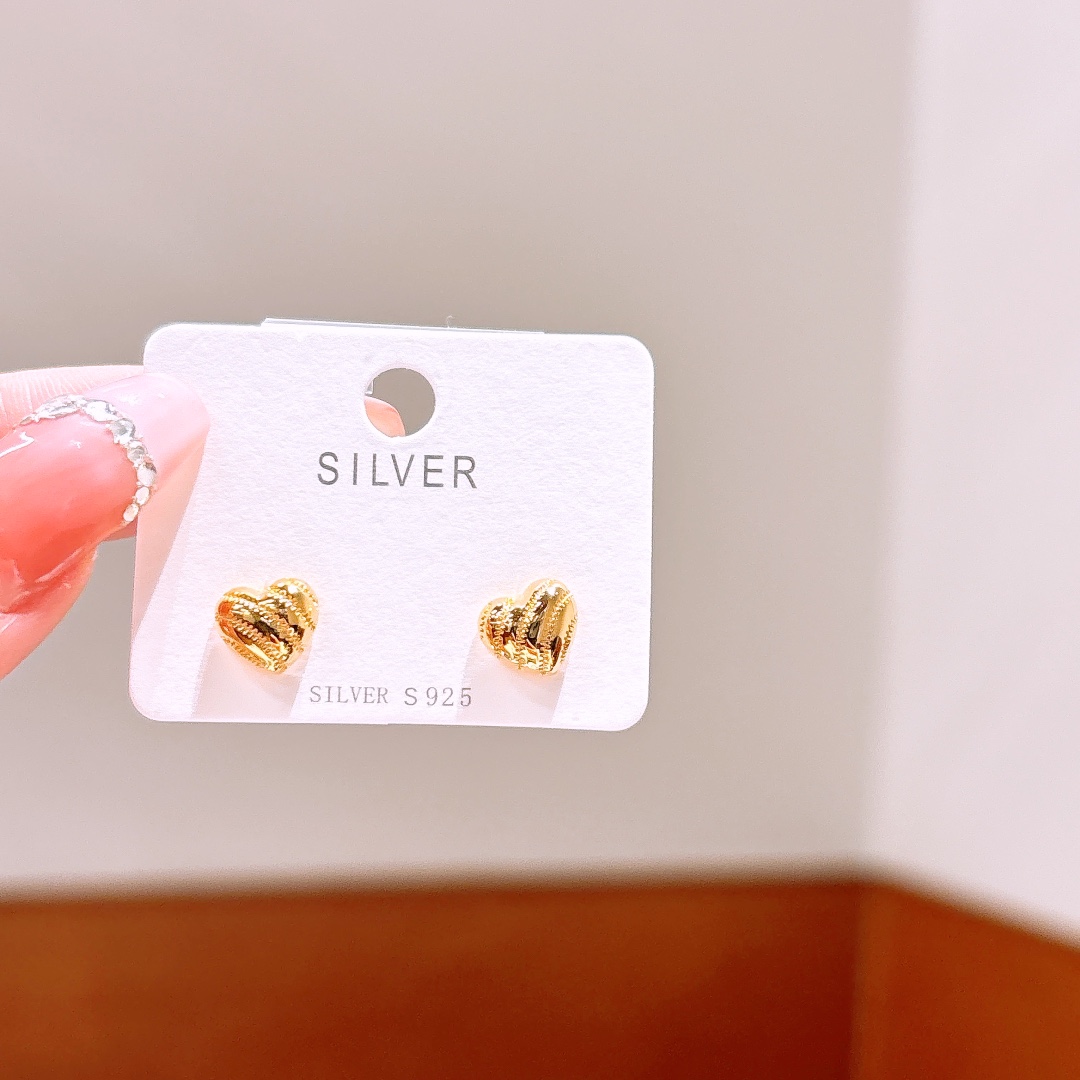 Solid Silver Earrings French Date Night Silver