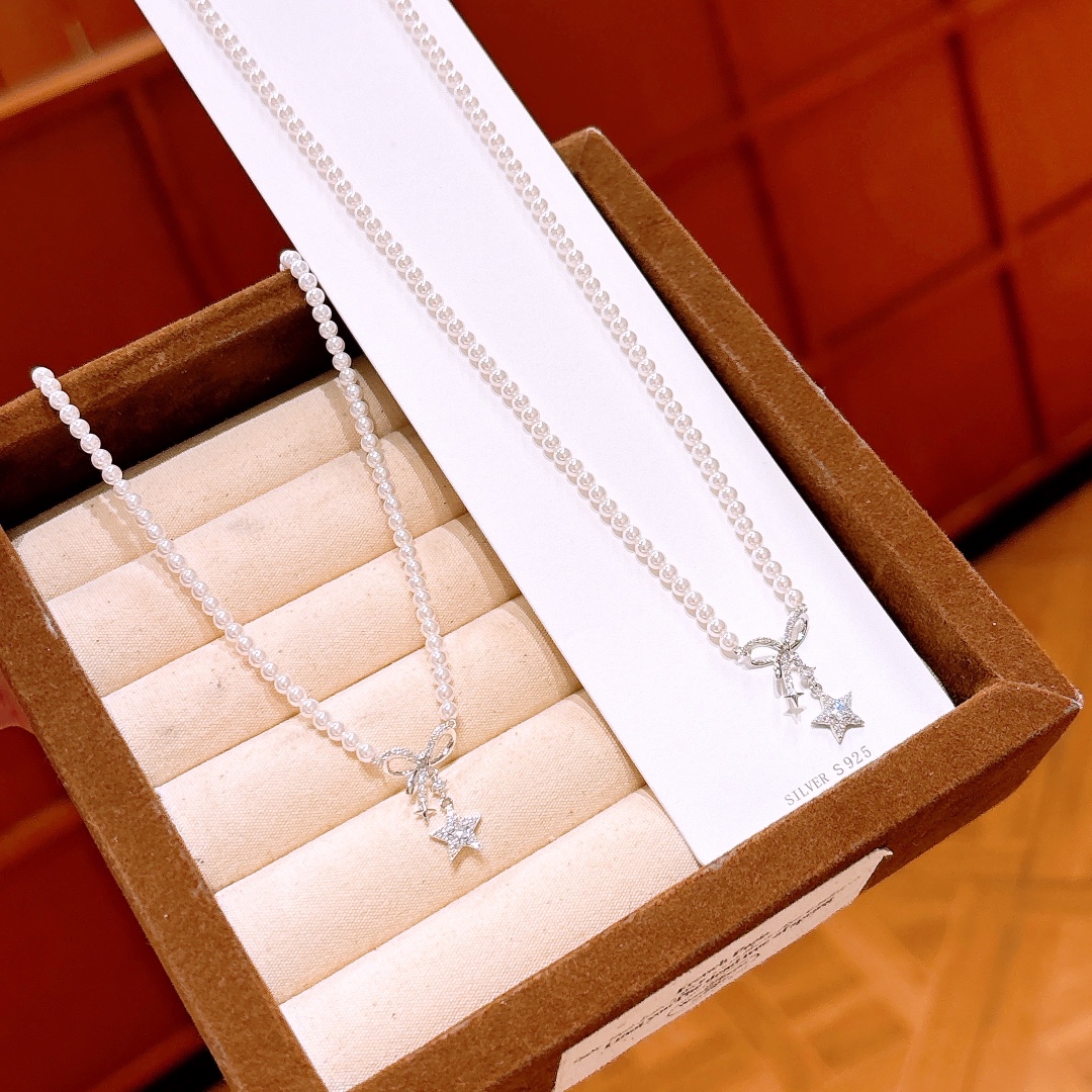 Fine Silver Necklace Ins Style Teacher's Day Silver