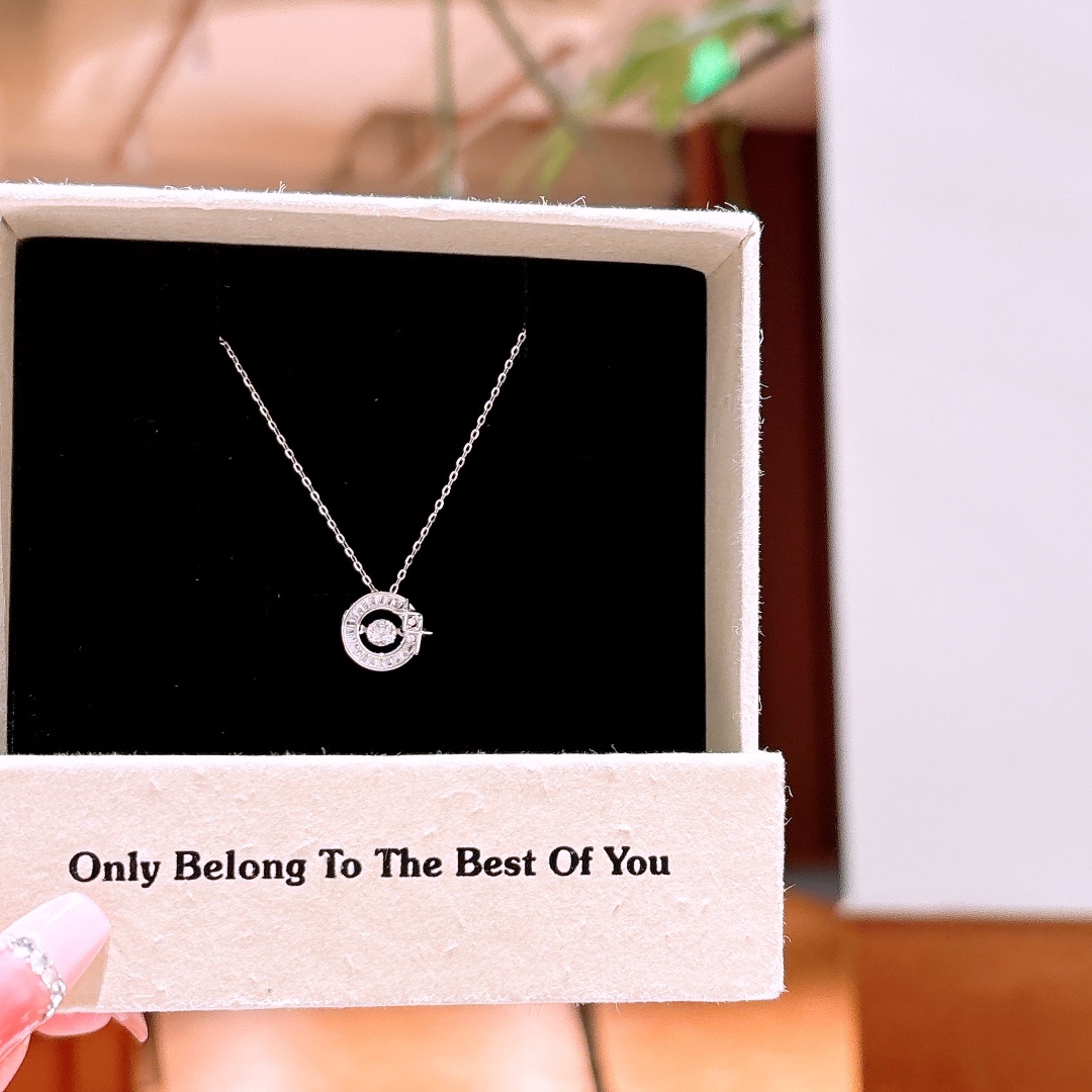 Nickel Free Silver Necklace Ins Style Valentine's Day Gold