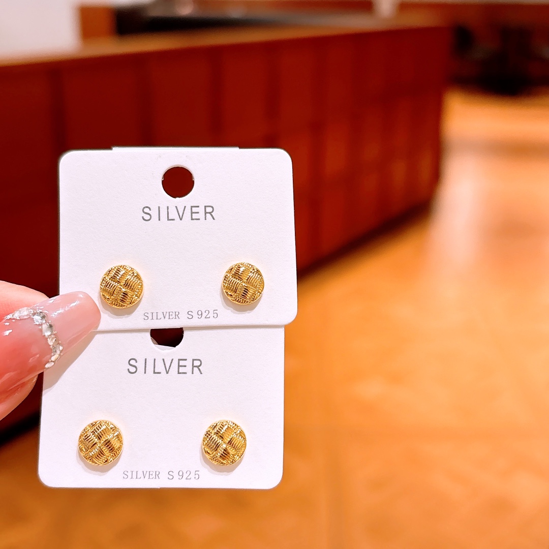 Hypoallergenic Silver Earrings Lively Annual Party Gold