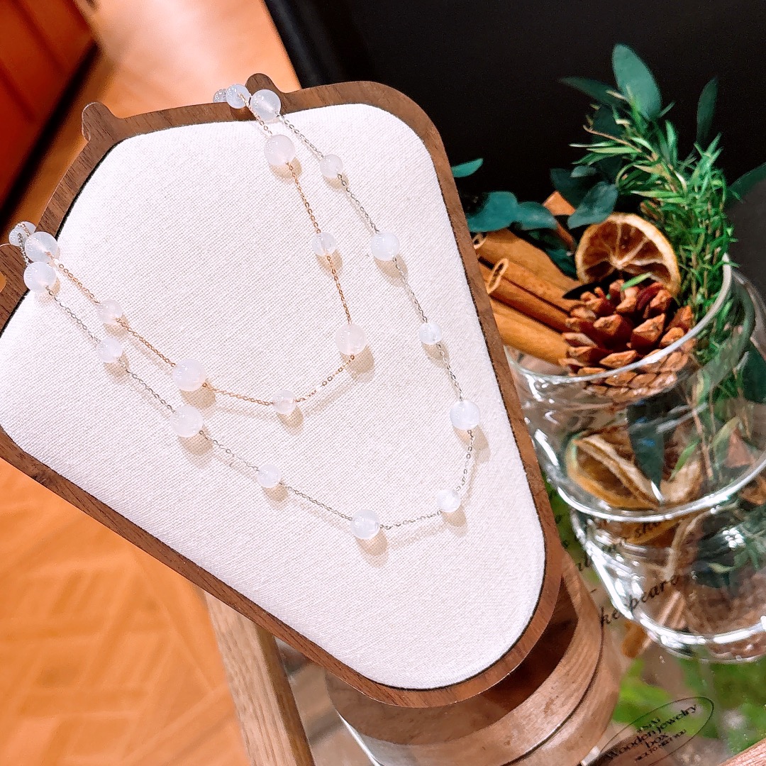 Solid Silver Necklace Premium Office Silver