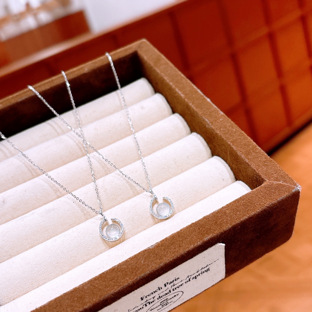 925 Silver Necklace Sweet & Cool Confession Silver