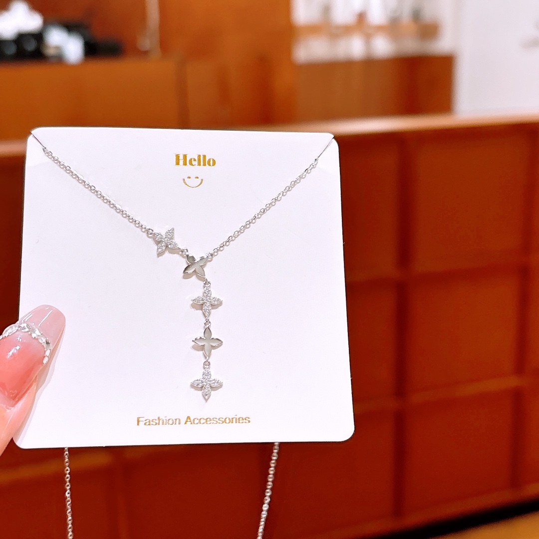 High Polish Silver Necklace Soft Anniversary Silver