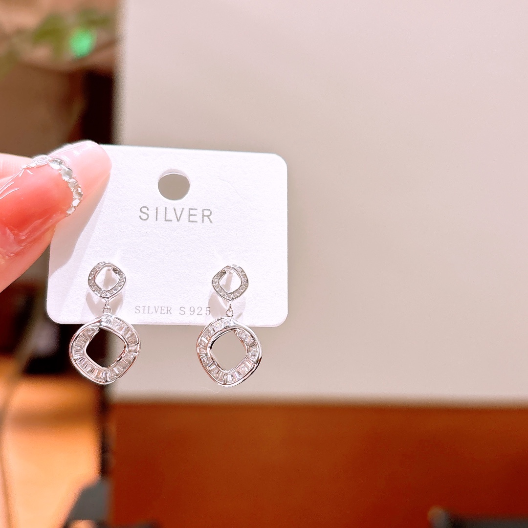 Hypoallergenic Silver Earrings Sweet Wedding Gold