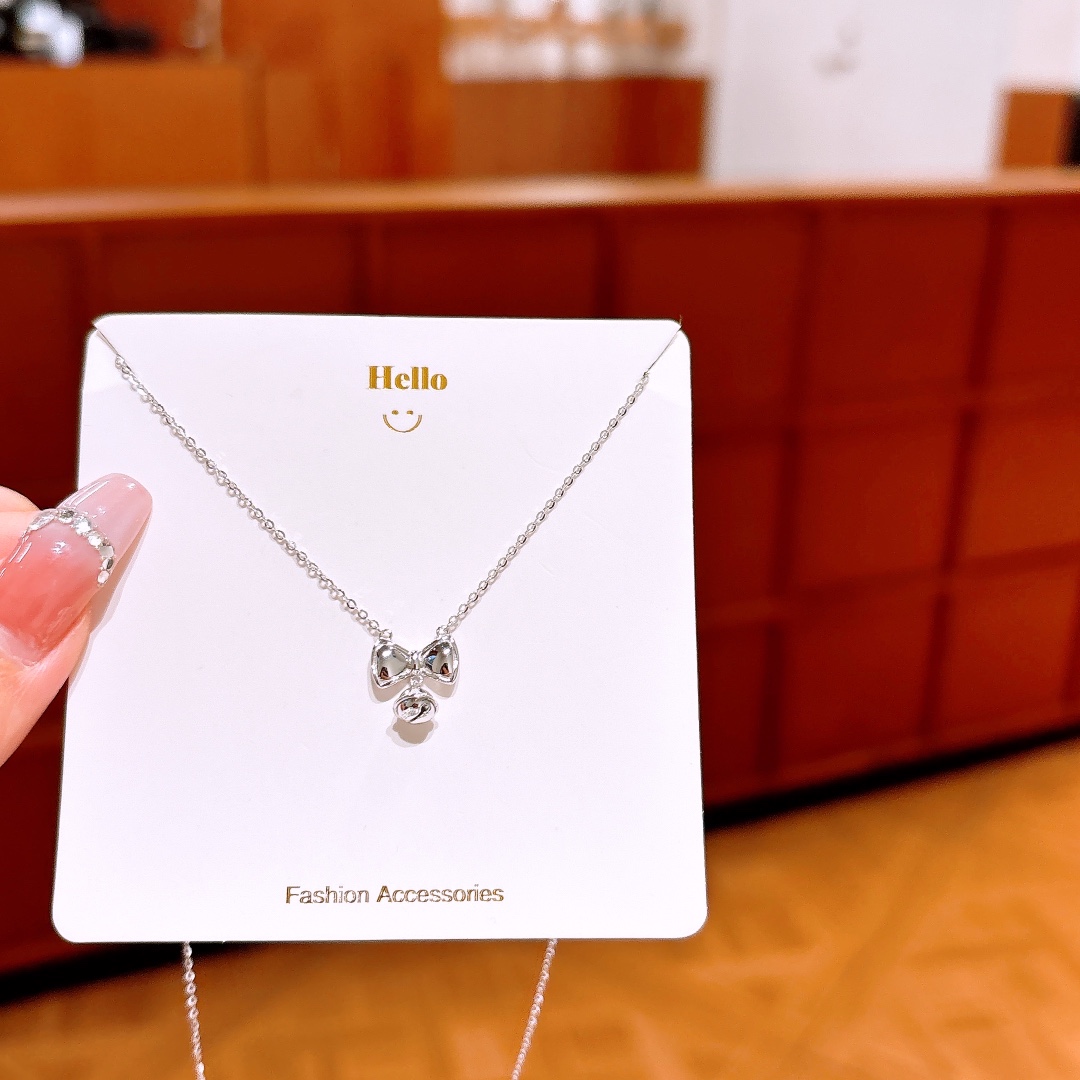 Hypoallergenic Silver Necklace Soft Spring Festival Gold