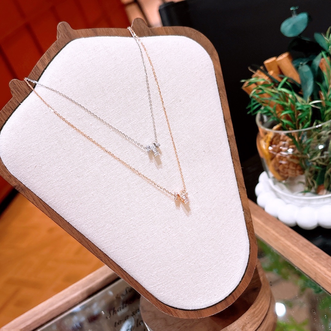 S925 Sterling Silver Necklace Minimalist Proposal Silver