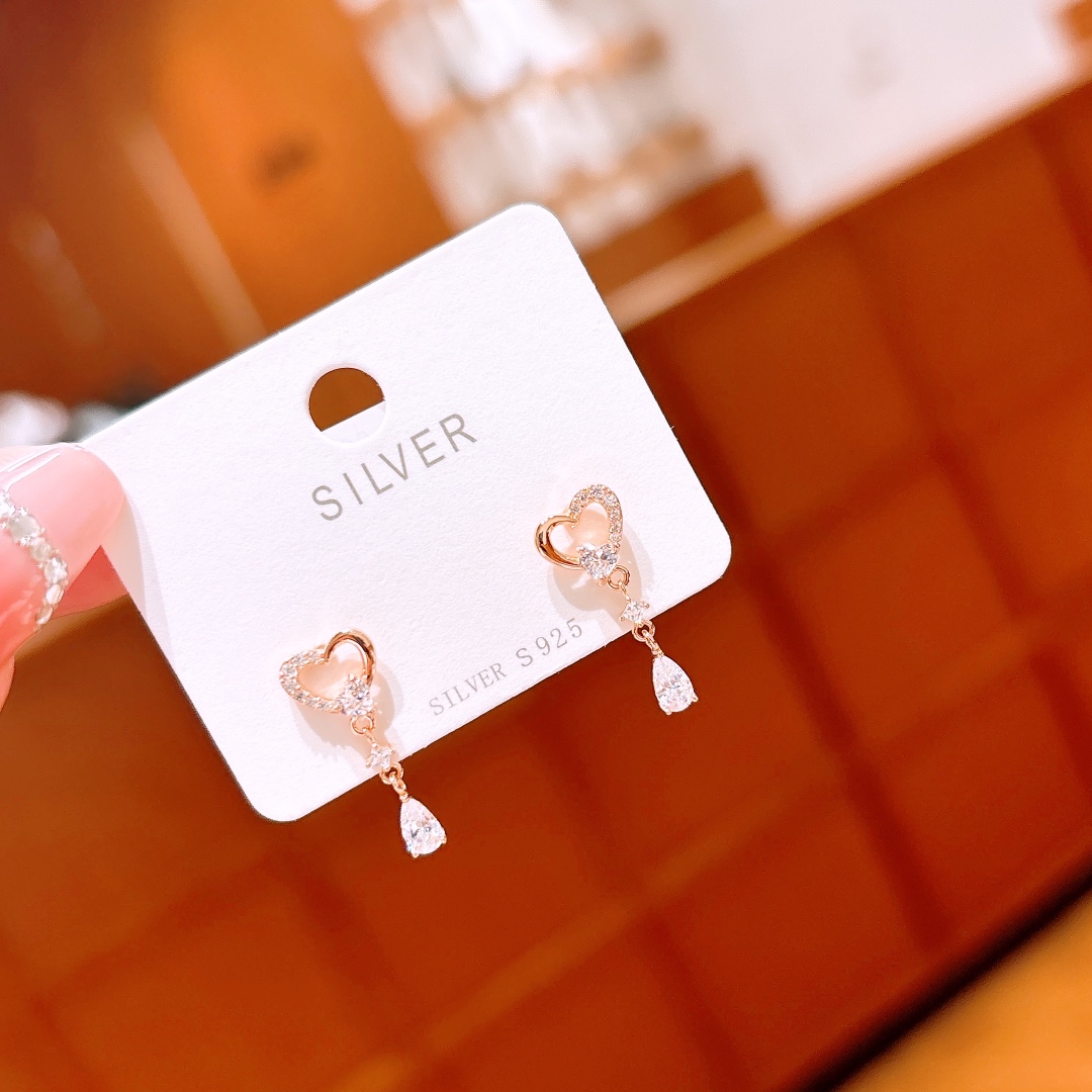 Nickel Free Silver Earrings Sweet & Cool Wedding Registration Gold