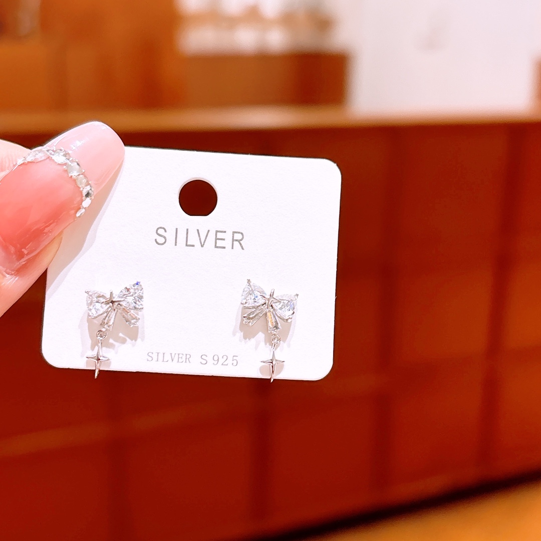 Fine Silver Earrings Ultra Minimal Wedding Gold