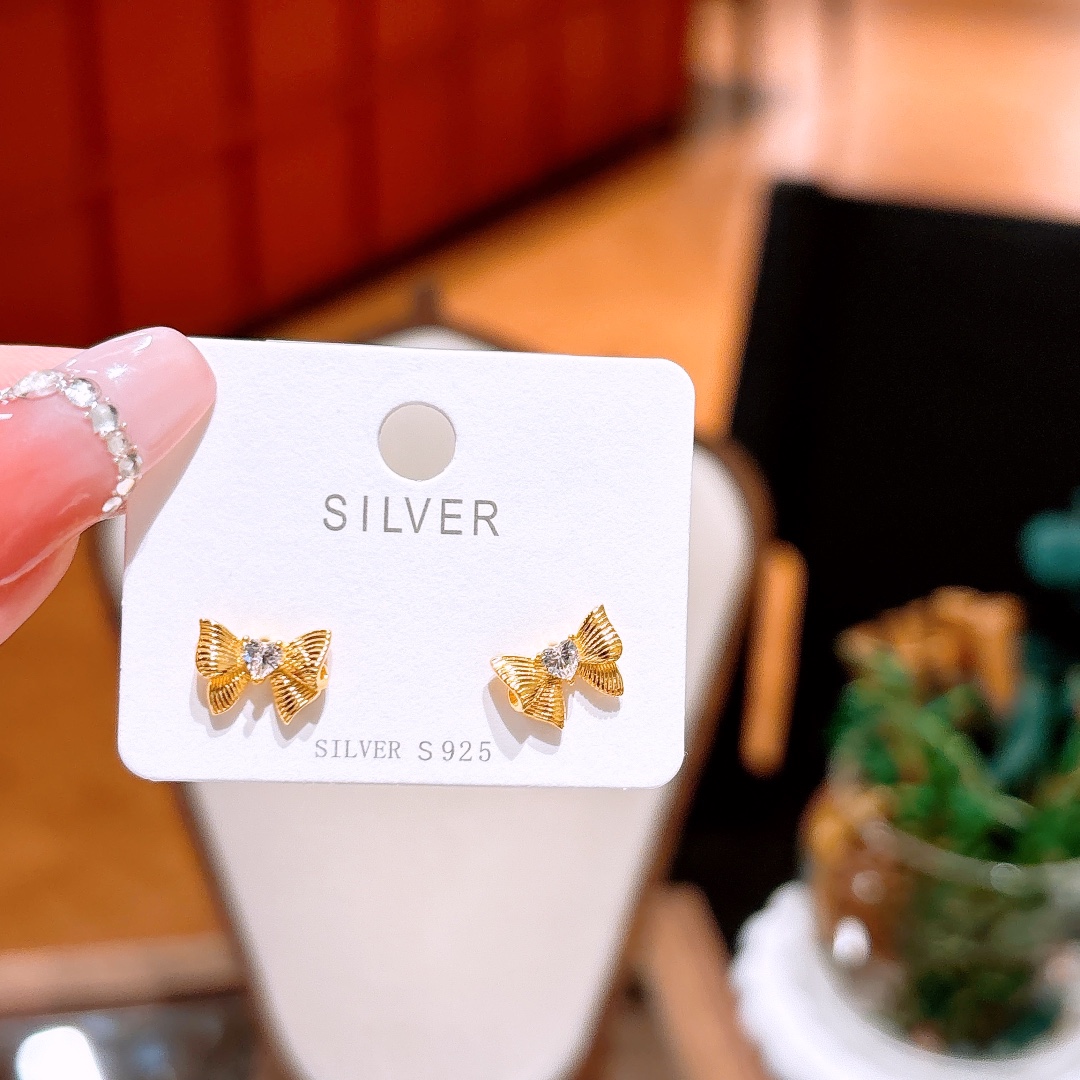 Fine Silver Earrings Girly Proposal Silver