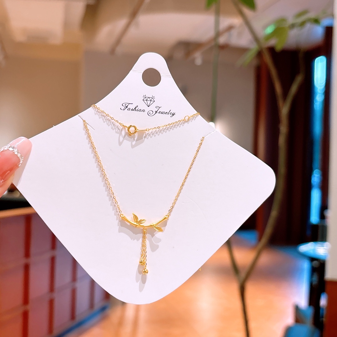 925 Silver Necklace Pure Gift for Her Gold