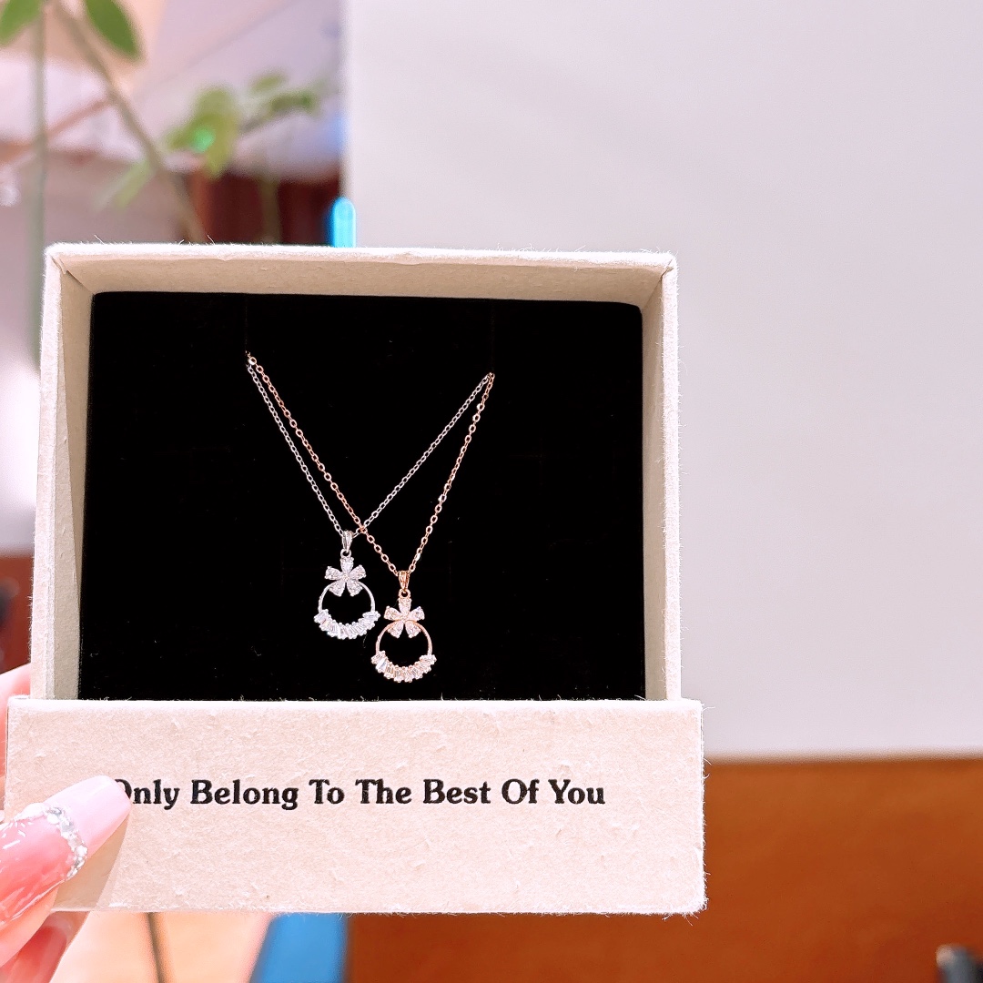 Hypoallergenic Silver Necklace Lively Bestie Gift Silver