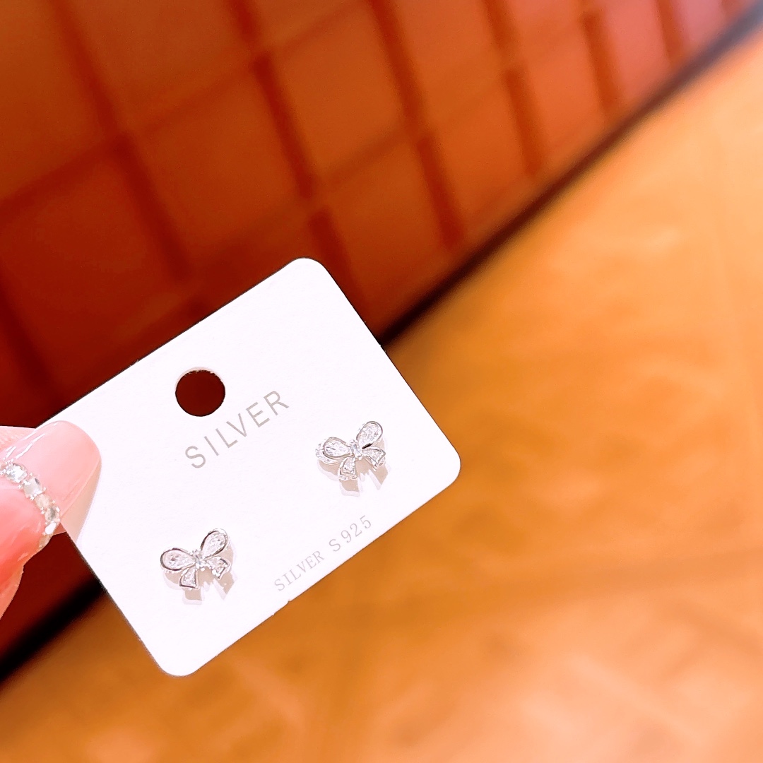 Nickelfreies Silber Ohrringe Präzision Muttergeburtstag Silber