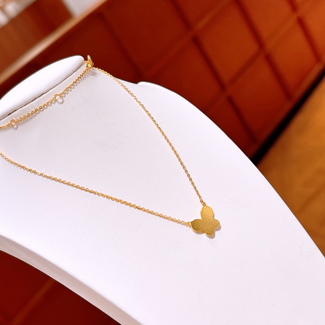 Low Allergy Silver Necklace Korean Style Engagement Gold