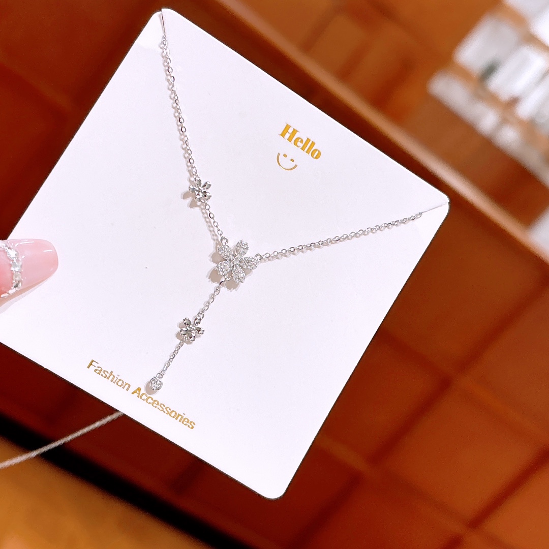 Fine Silver Necklace Minimalist Wedding Gold