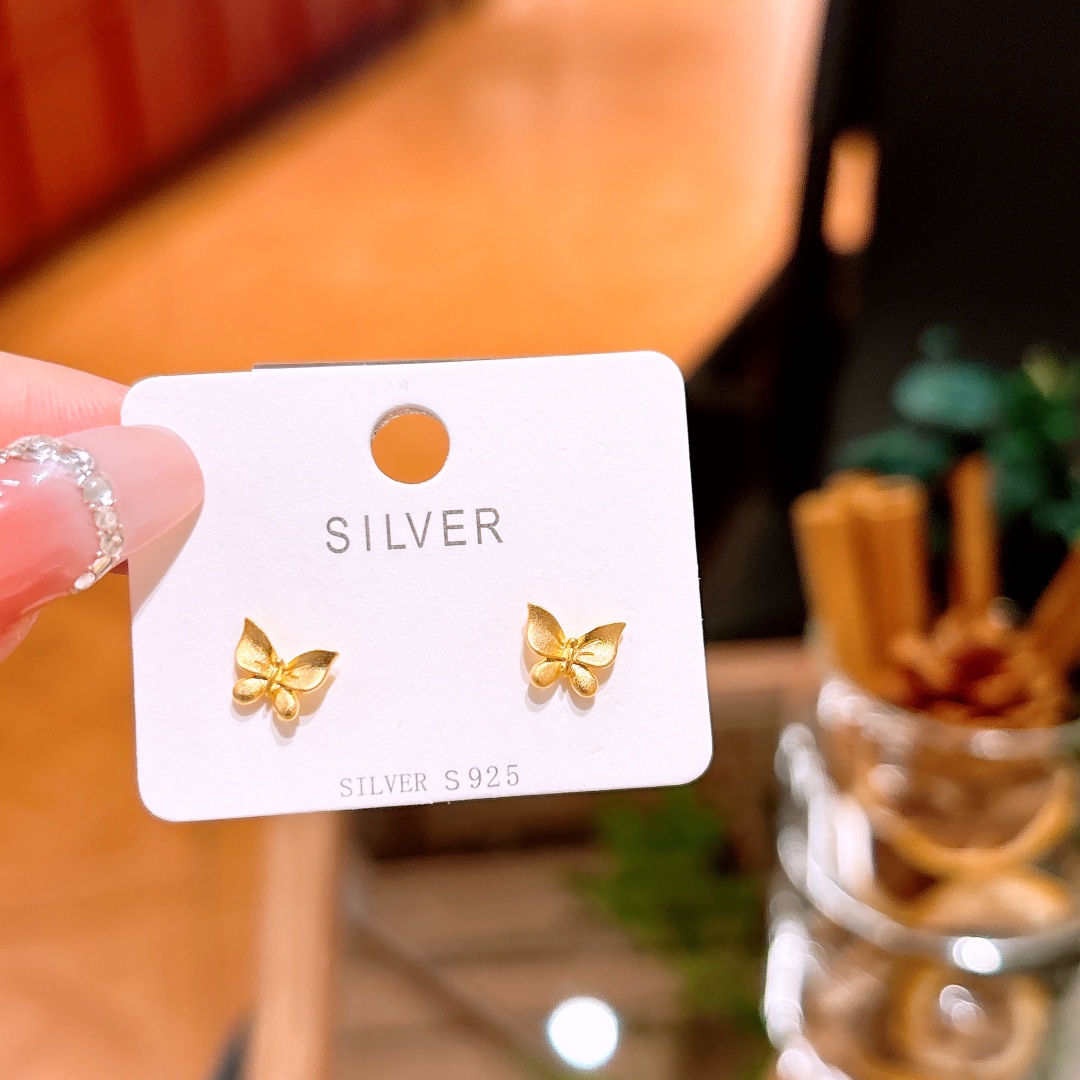 Allergiearmes Silber Ohrringe Weich Büro Silber