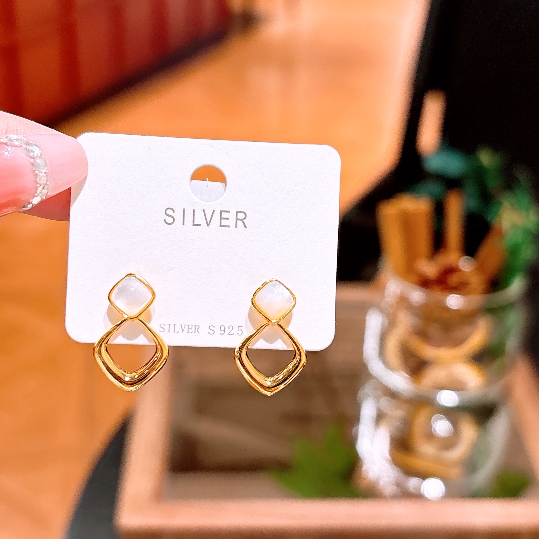 Nickel Free Silver Earrings Soft Valentine's Day Silver