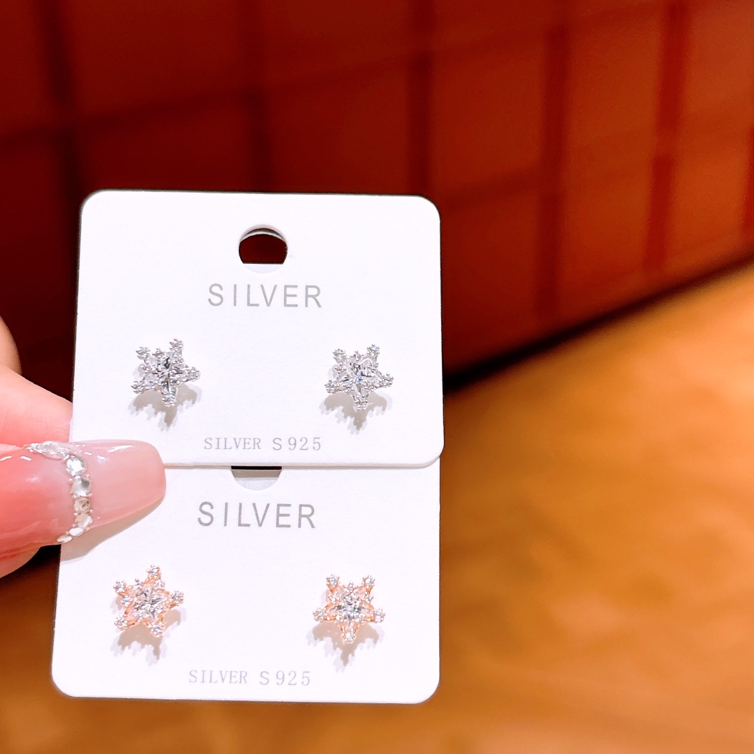 Fine Silver Earrings Ultra Minimal Housewarming Gold