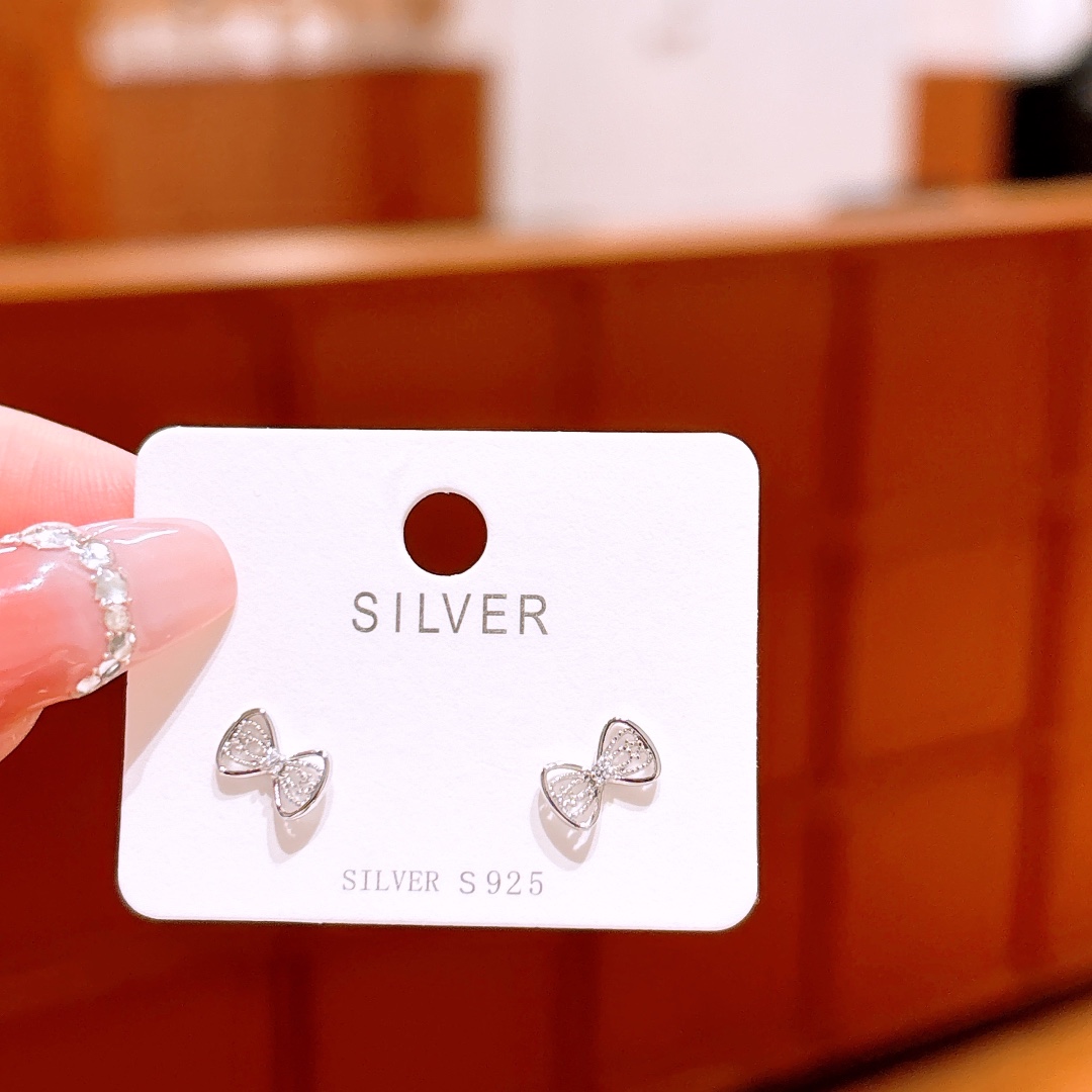 Solid Silver Earrings Fresh Annual Party Silver