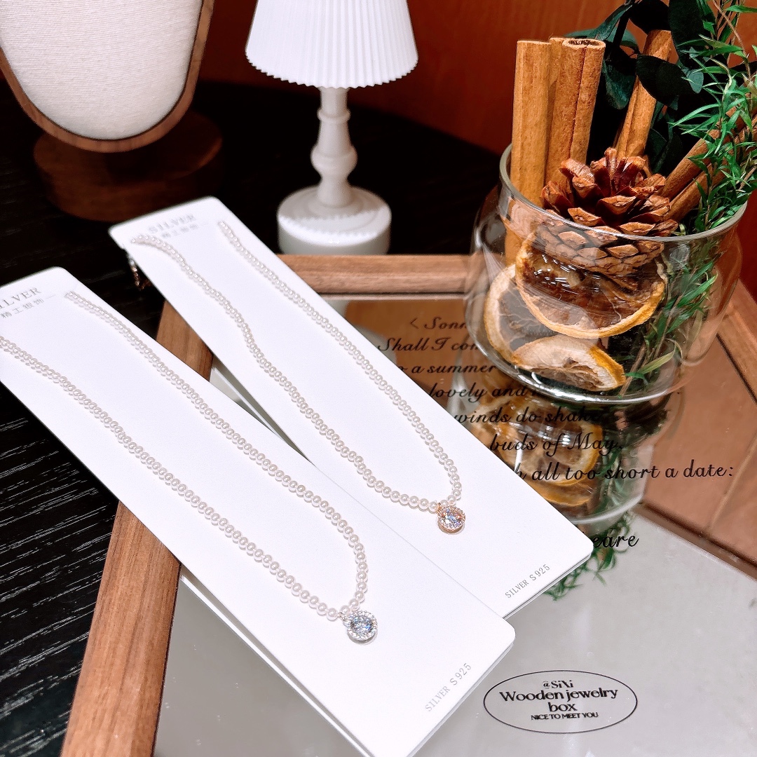 ユニークアレルギー対応シルバーネックレスゴールド 新築祝い