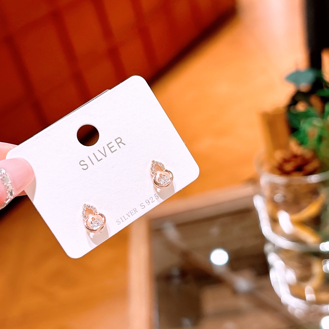 エレガントニッケル無添加銀イヤリングゴールド ギフト