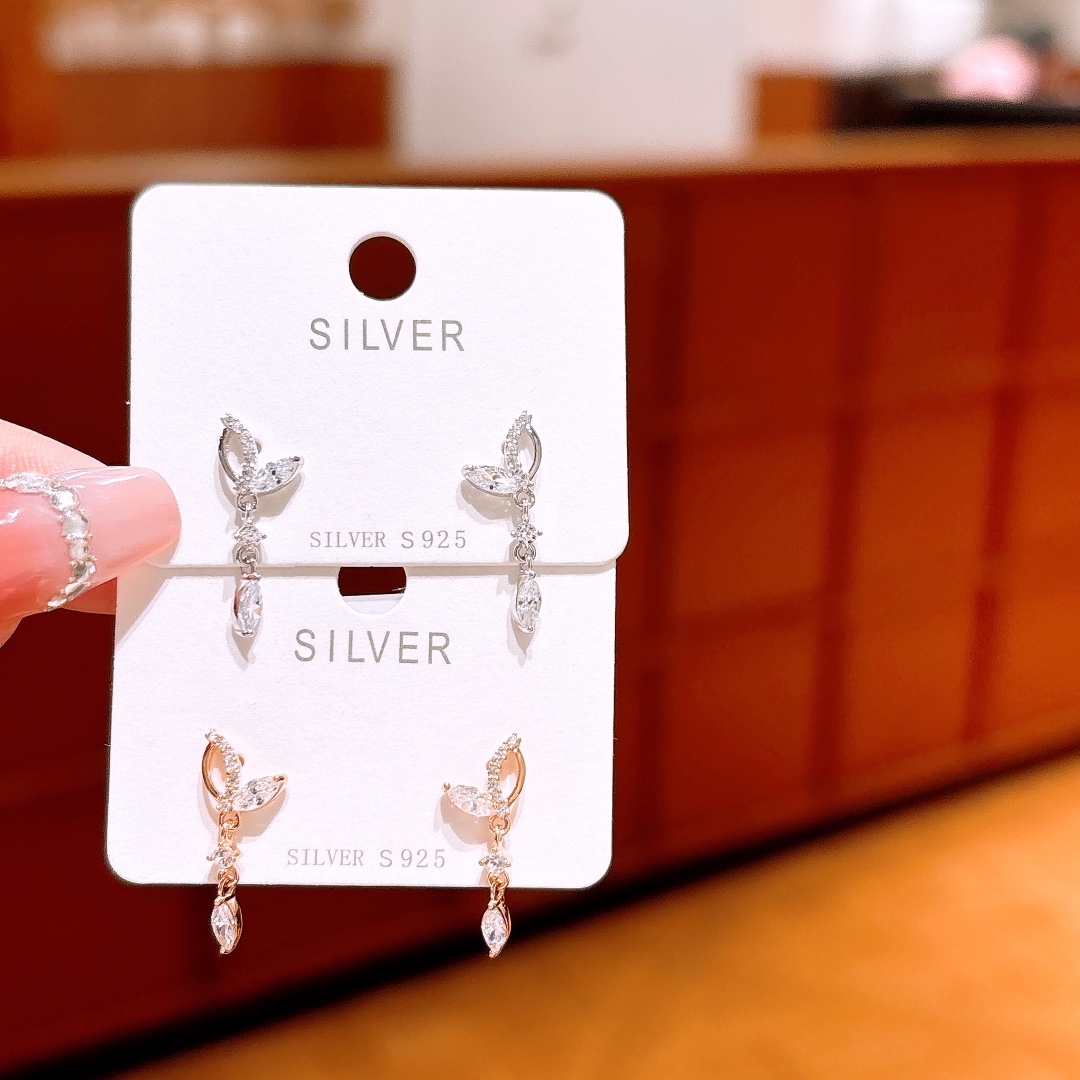 925 Silver Earrings Romantic Anniversary Silver