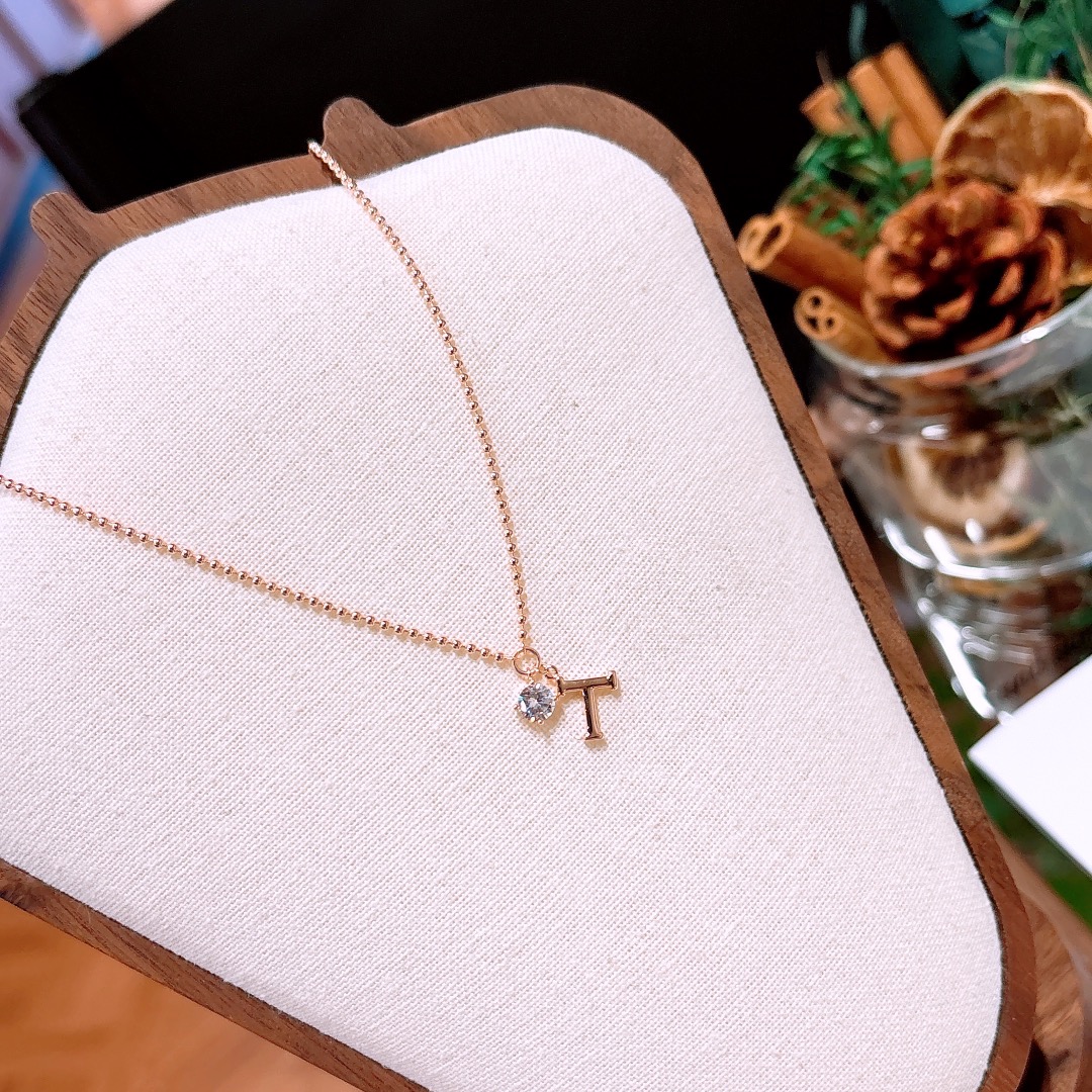 Hypoallergenic Silver Necklace Korean Style Proposal Silver