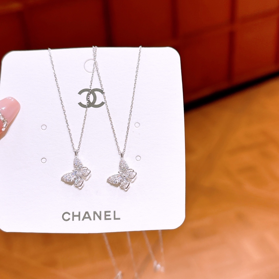 S925 Sterlingsilber Kette Rein Büro Gold