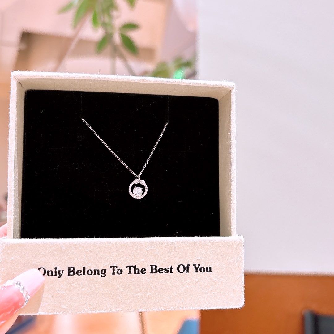 925 Silver Necklace Chic Wedding Registration Silver