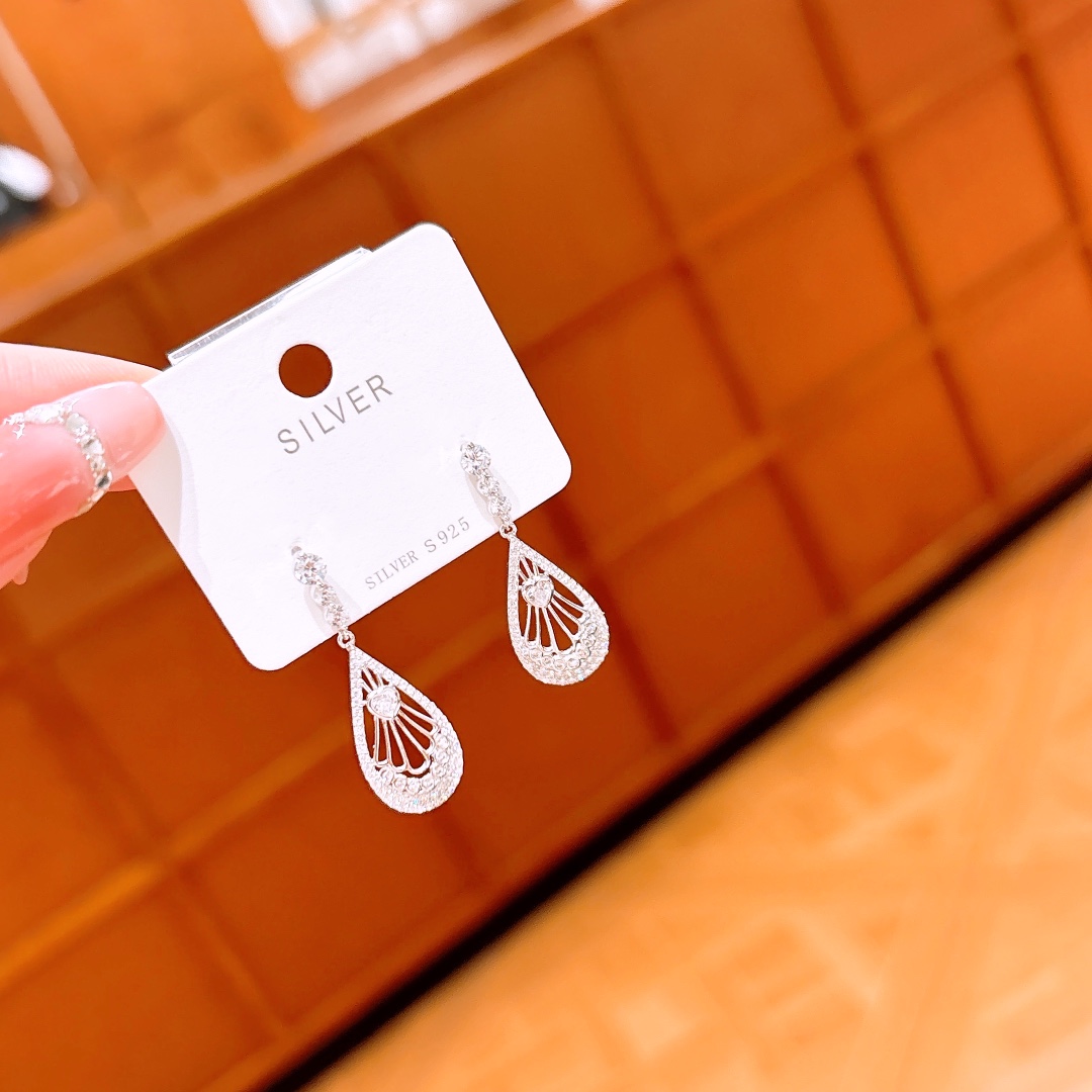 925 Silver Earrings Chic Workplace Gold