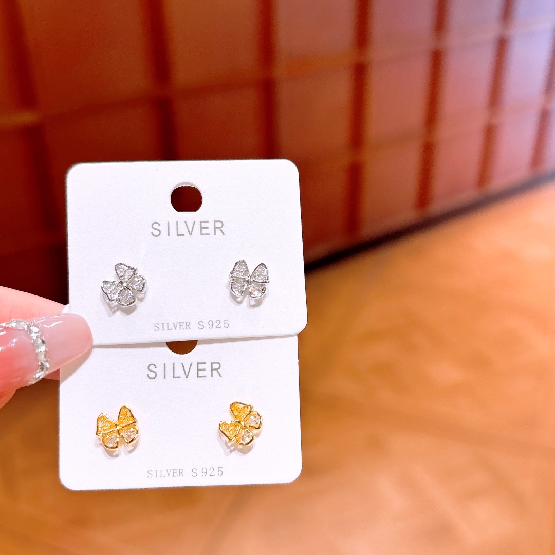 Nickel Free Silver Earrings Cute Workplace Gold