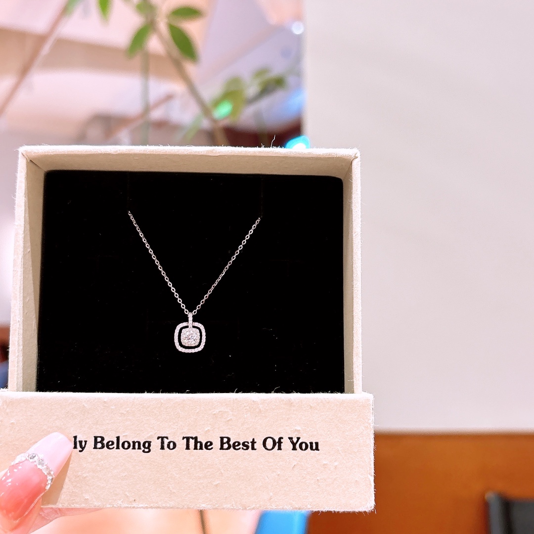 S925 Sterling Silver Necklace Sweet Date Night Gold