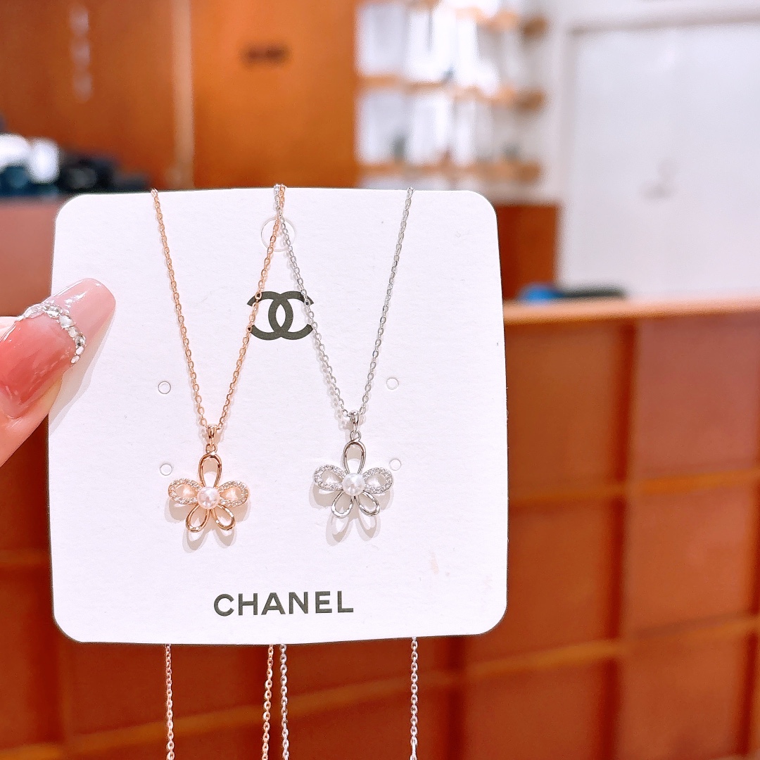 925 Silver Necklace Sweet & Cool Everyday Wear Gold