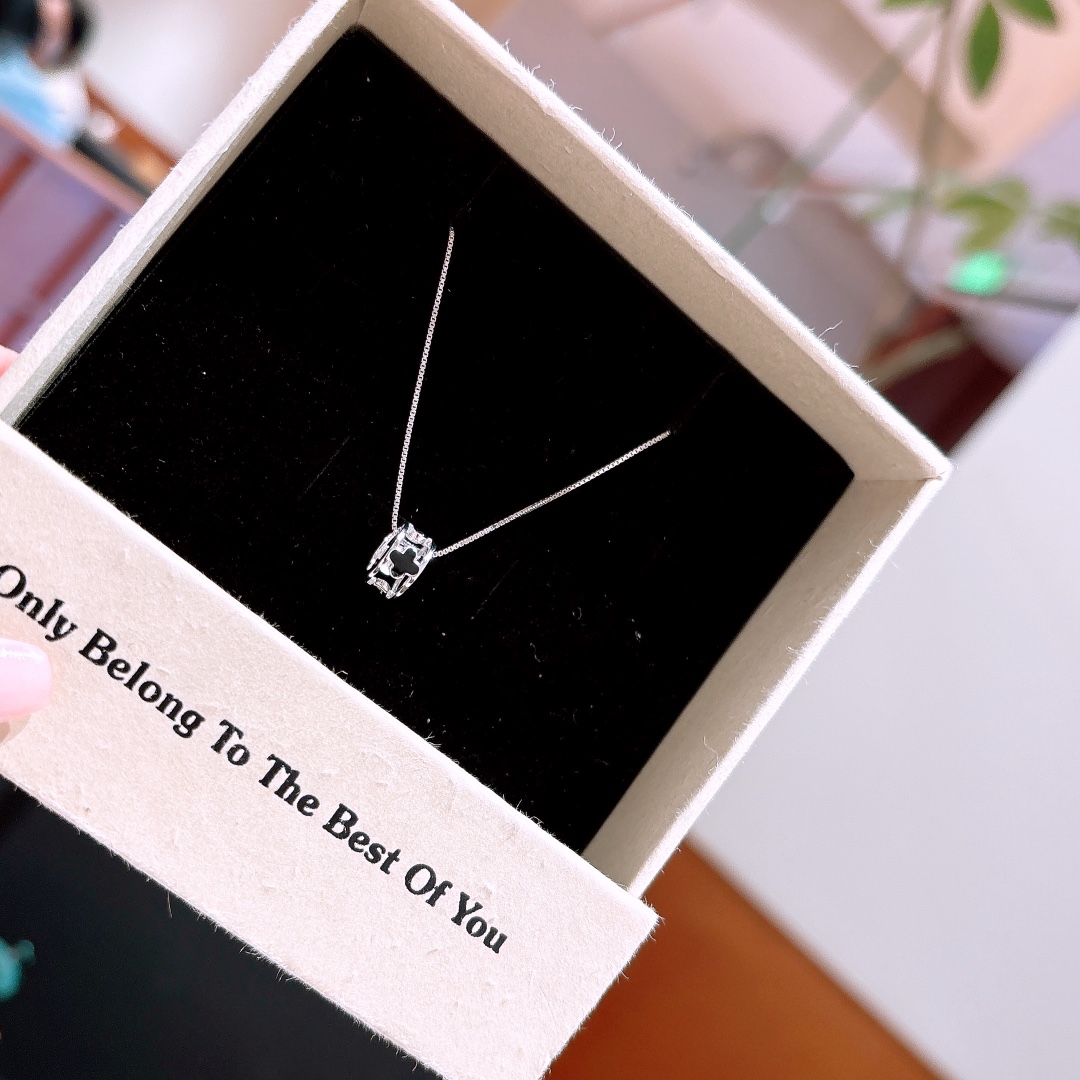 S925 Sterling Silver Necklace Ins Style Party Silver