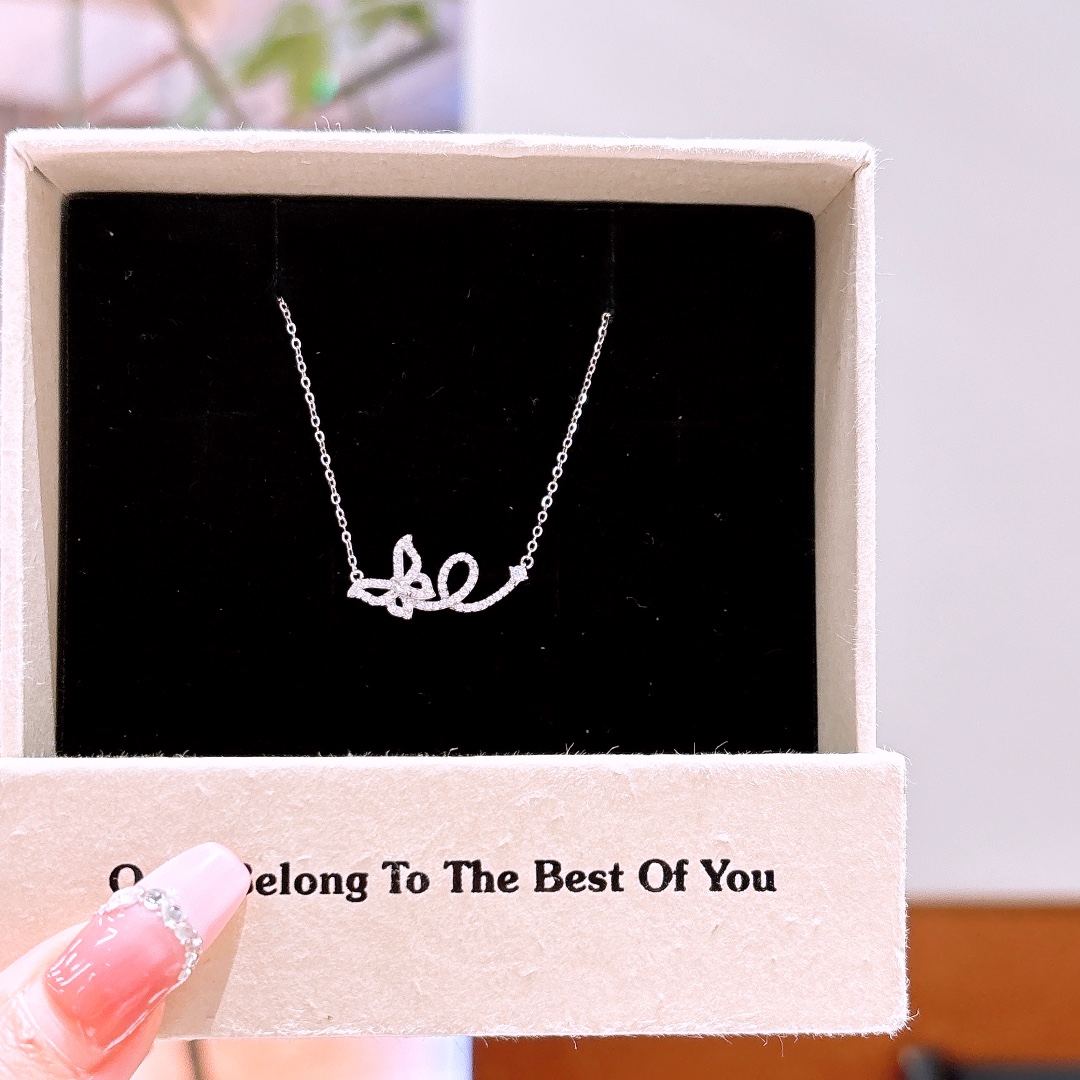 S925 Sterling Silver Necklace Minimalist Mother's Day Gold