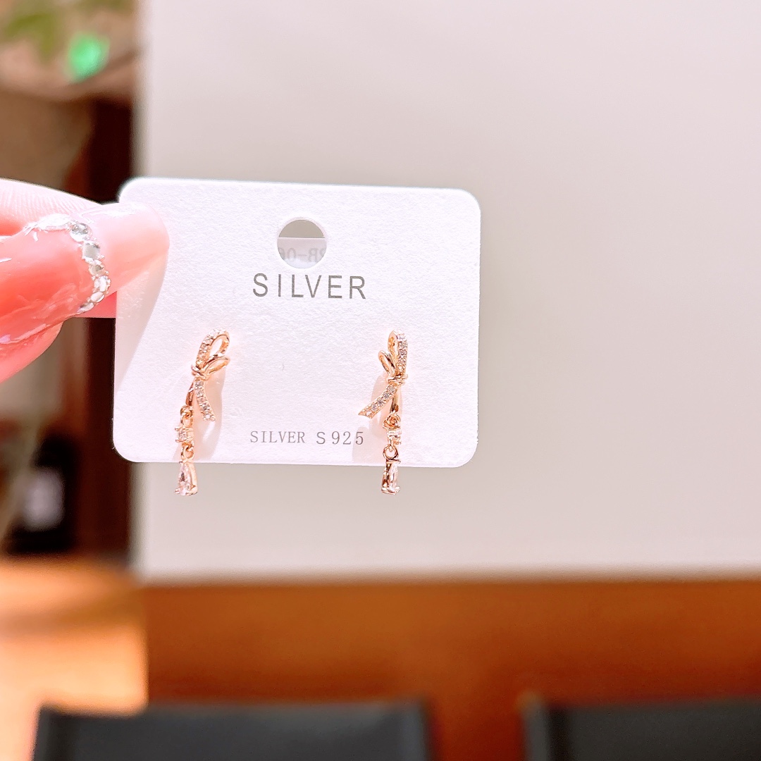 925 Silver Earrings Minimalist Office Silver