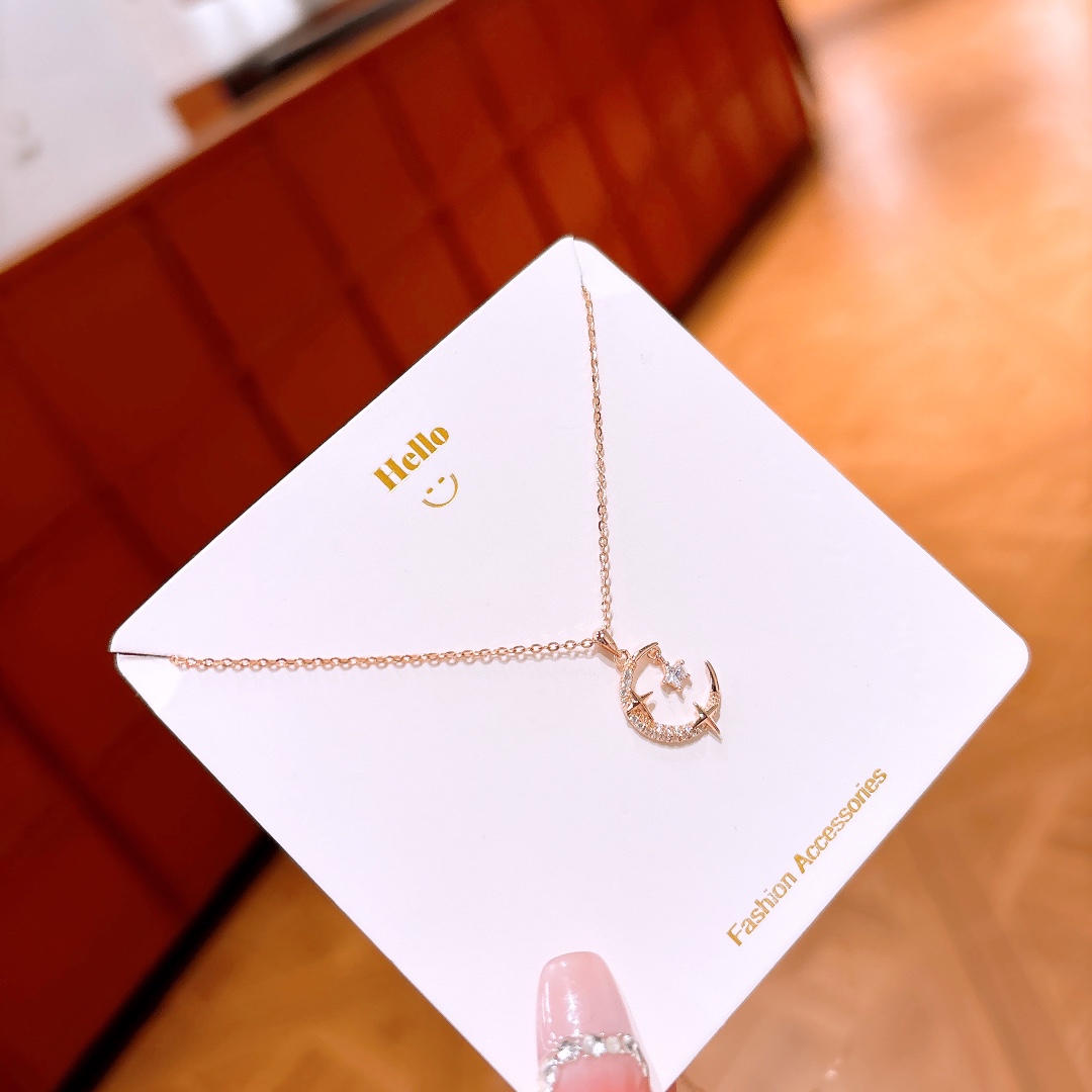 S925 Sterling Silver Necklace Korean Style Date Night Silver