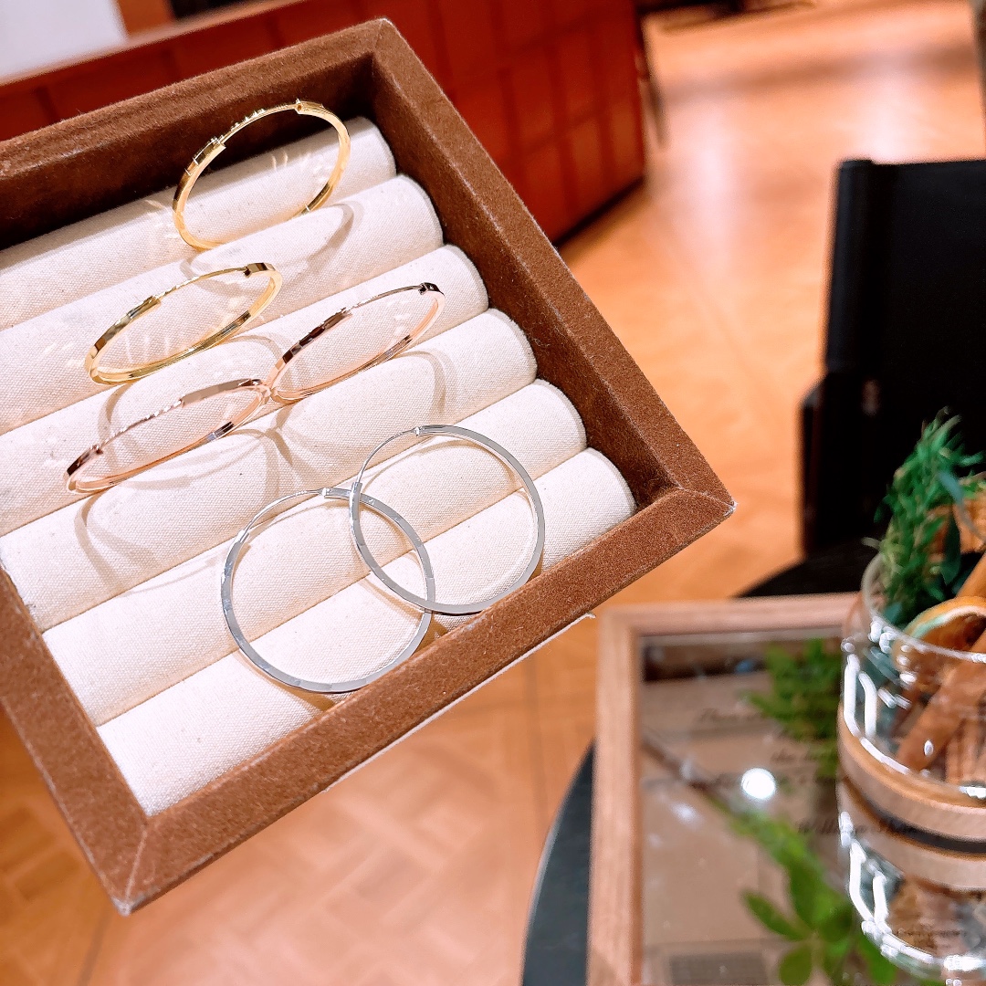 S925 Sterling Silver Hoop Earrings Elegant Father's Day Silver