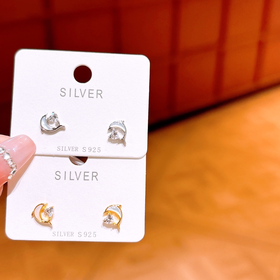 Nickel Free Silver Earrings Ethereal Spring Festival Silver