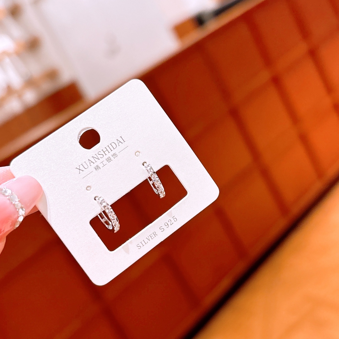 Solid Silver Ear Cuffs Minimalist Bestie Gift Silver