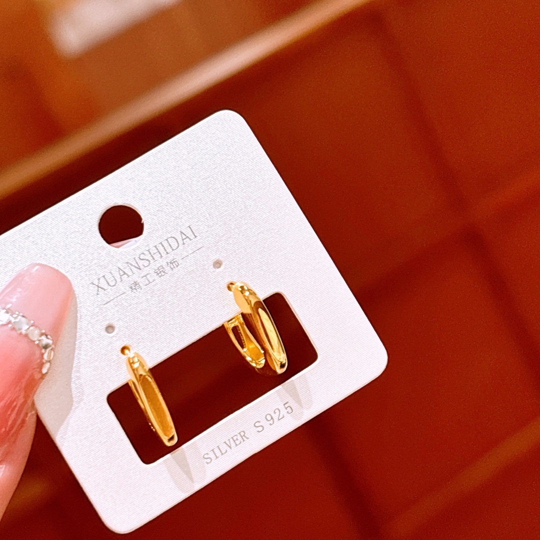 Nickel Free Silver Ear Cuffs Unique Graduation Gold