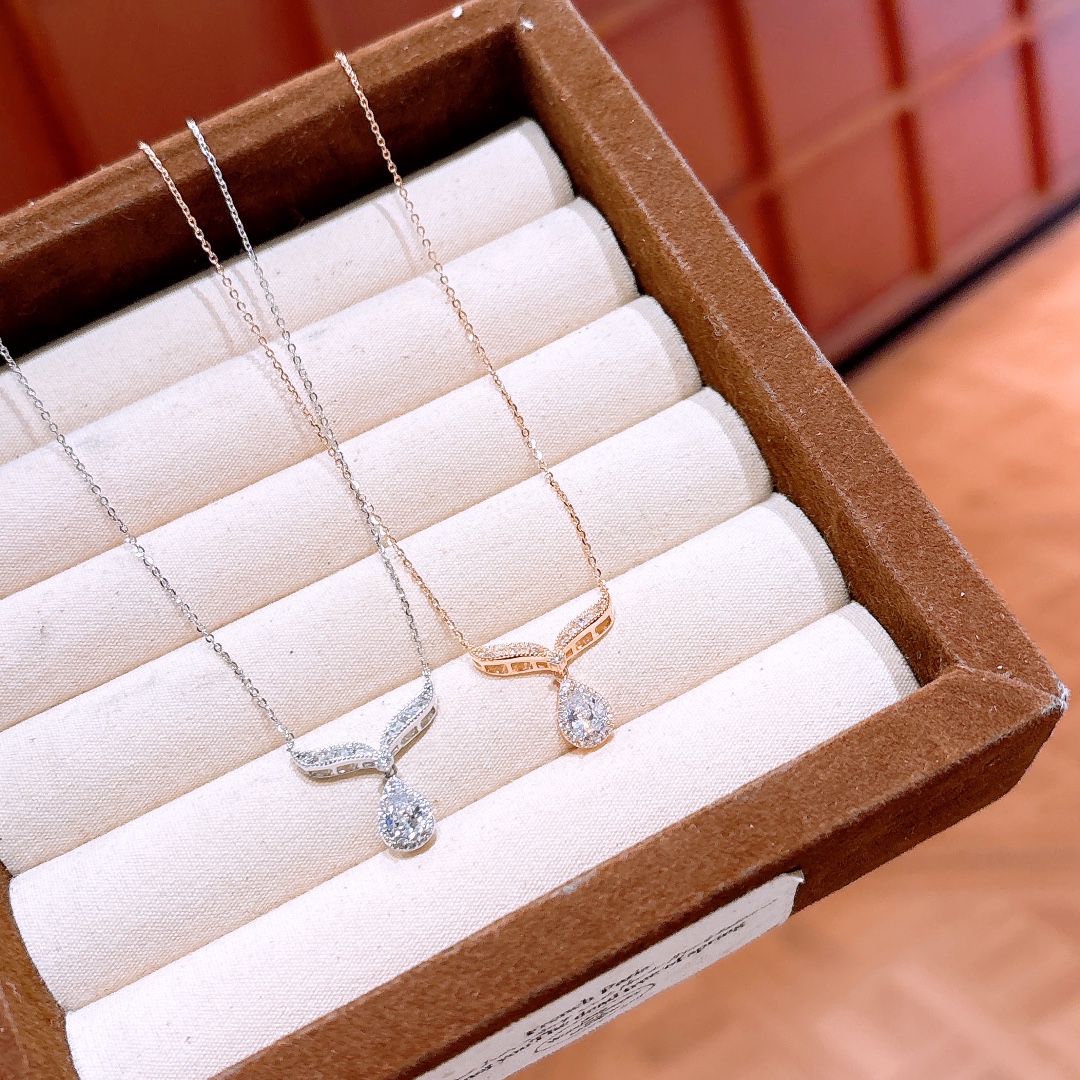 精巧S925スターリングシルバーネックレスシルバー プロポーズ