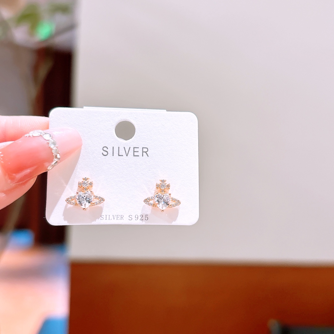 Low Allergy Silver Earrings Lively Proposal Silver