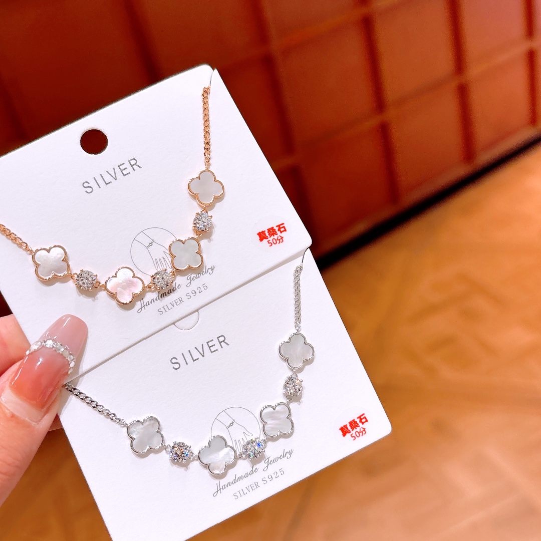 Nickel Free Silver Moissanite Bracelet Minimalist Annual Party Silver