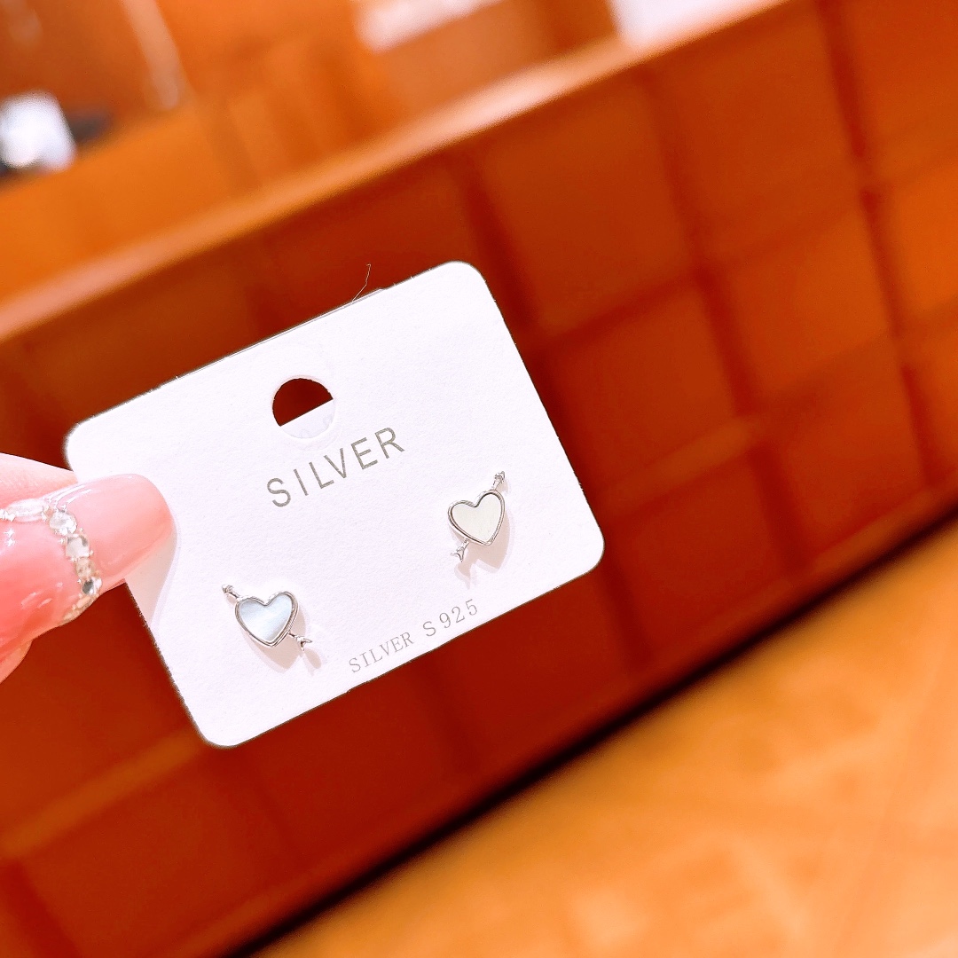 Hypoallergenic Silver Earrings French Wedding Favor Gold