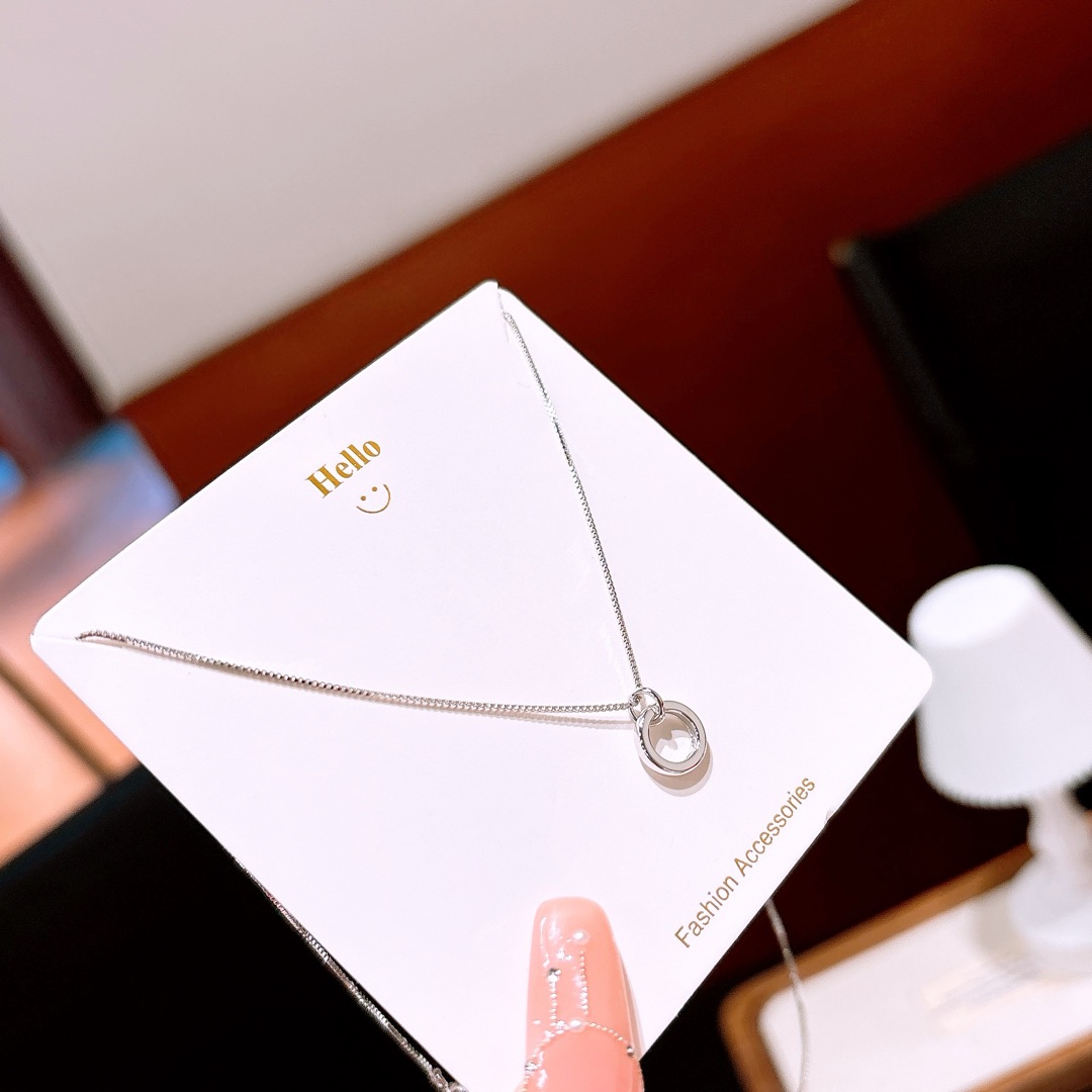 Fine Silver Necklace Pure Anniversary Silver