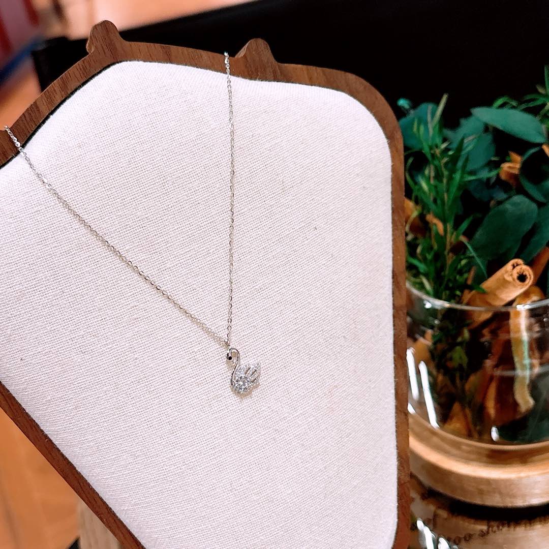 Feinsilber Kette Mode Hochzeit Silber