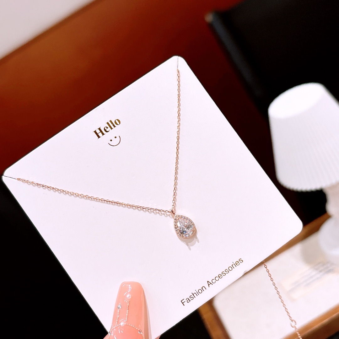 Nickel Free Silver Necklace Intellectual Everyday Wear Gold