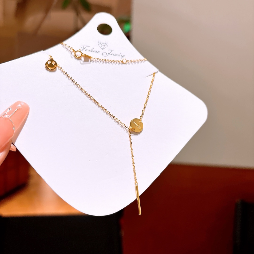 High Polish Silver Necklace Gentle Wedding Registration Gold