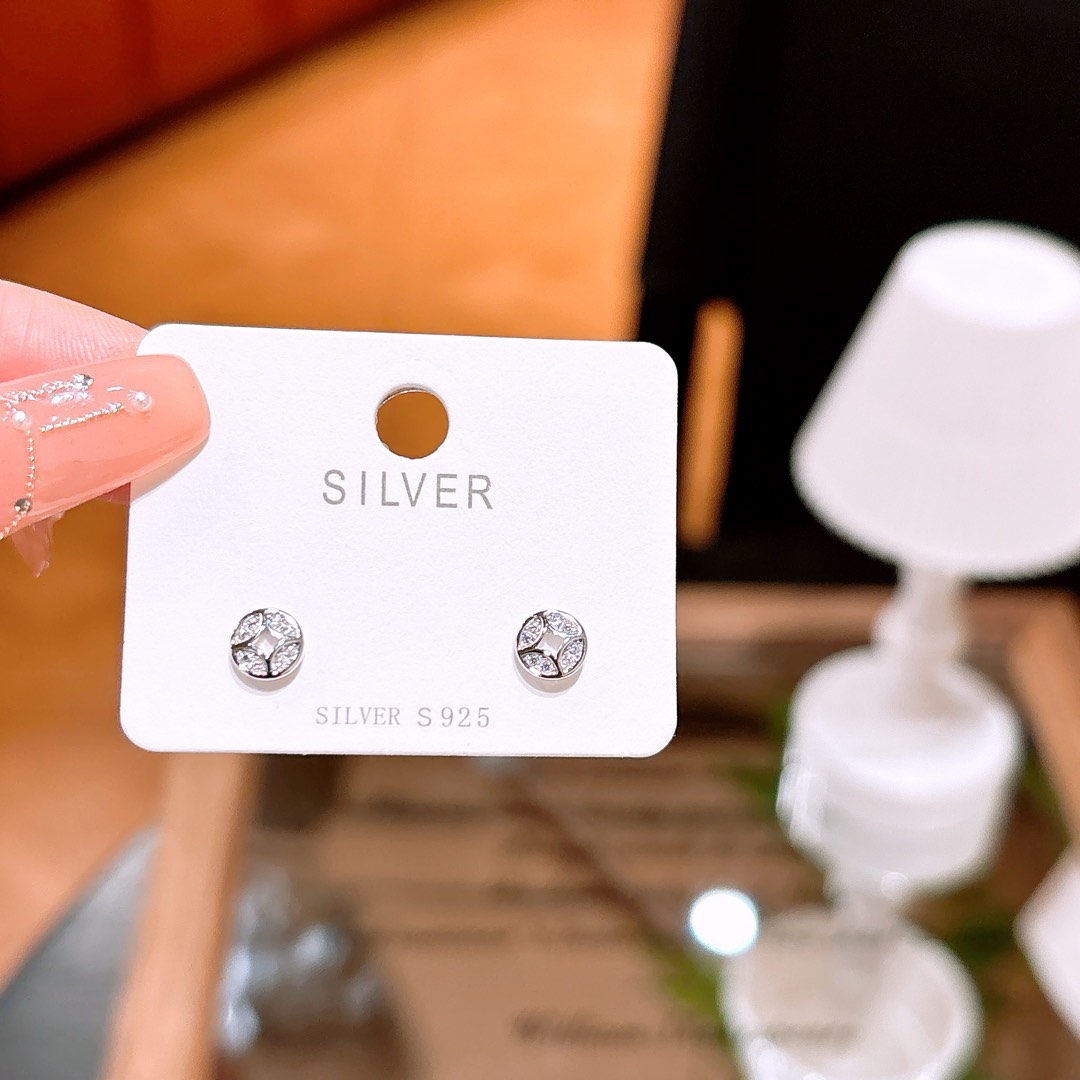 Fine Silver Earrings Soft Bestie Gift Silver