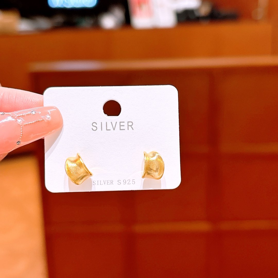 High Polish Silver Earrings Chic Workplace Silver